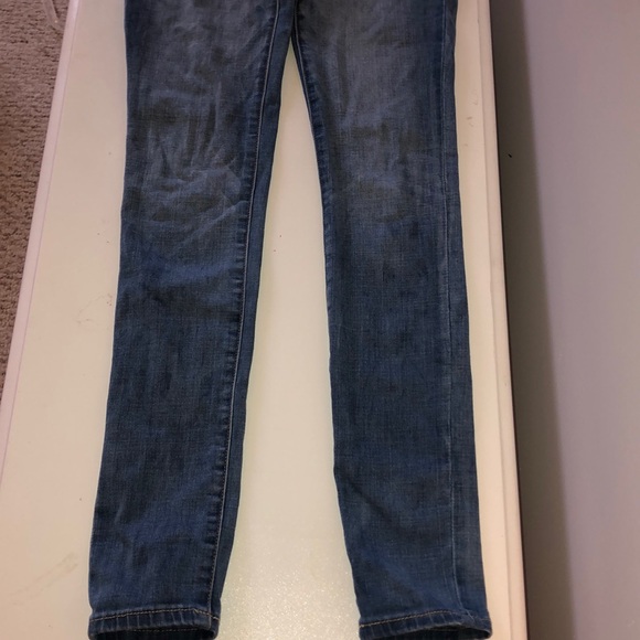 skinny jeans with no holes, worn , 00 - Picture 3 of 3